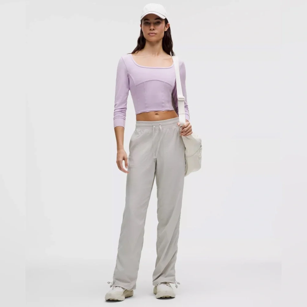 NWT Lululemon Waist-Seamed Nulu Long-Sleeve Shirt - Lilac Ether - 6 - Picture 2 of 12